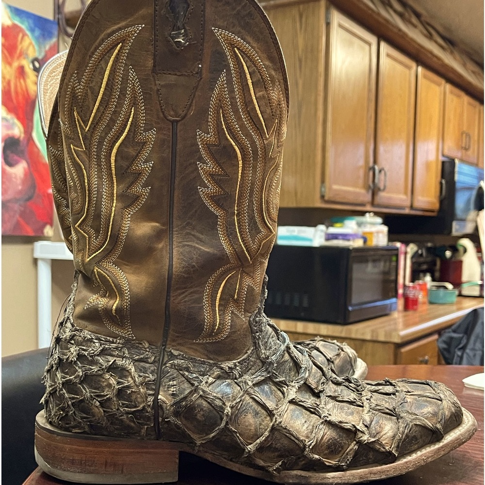 Durango Exotics Big Bass Boots. Like new. Size 12.